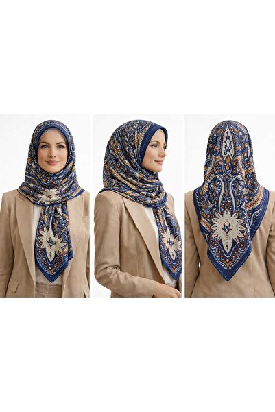 tomrisboutique Luxury Voile Silk Shawl Hijab Foulard Scarf Shawl Leopard Patt...