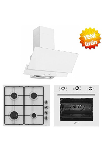 Ferre ve AFM Tech MARKALI/ Arteo 6+1 Turbolu Beyaz Ankastre Set (EL066 Emaye ...