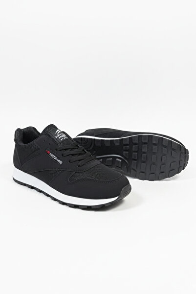 WEBORN Pantofi sport unisex, negru, alb, cu șireturi, plasă, respirabil, cu t...