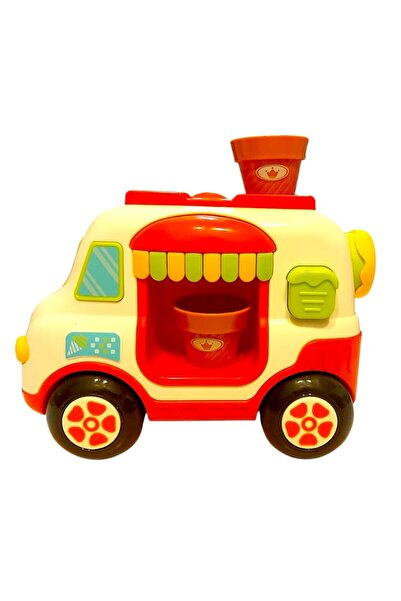 OEM Interactive bath toy, kidsnplay, plastic ice cream truck, multicolor, 20.5x10x15 cm, 12 months +