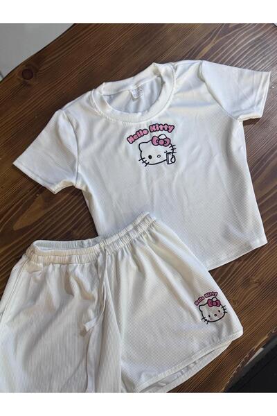 BALİNA Hello Kitty Baskılı Homewear Pijama Takımı