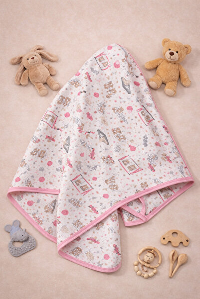 tinitins Printed Double Layer Baby Blanket