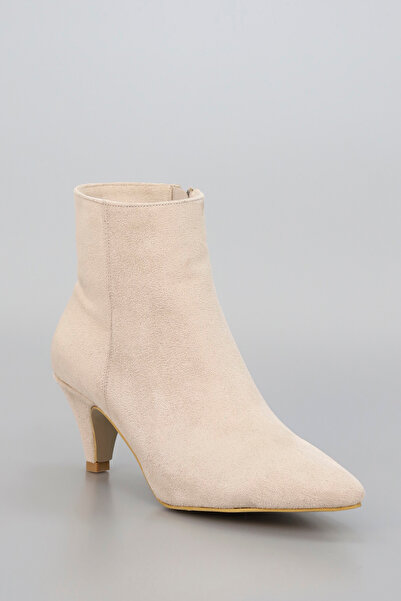 GİNZA SHOES Pier 100 Zippered Hazelnut Heeled Boots