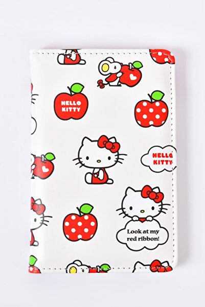 SANRIO Lisanslı Hello Kitty Elma Serisi Pasaport Kılıfı