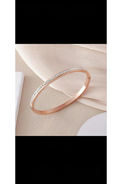 chd-store سوار من الفولاذ المقاوم للصدأ، أحجار لامعة، تصميم بسيط، سوار بلونين