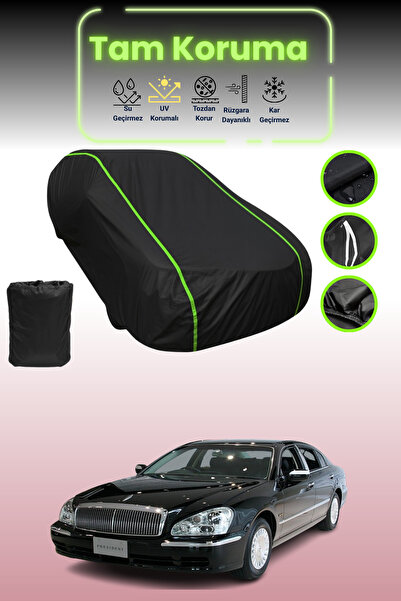 Dokaca Neo غطاء حماية للسيارة من القماش الأسود المتوافق مع نيسان بريزيدنت قما...