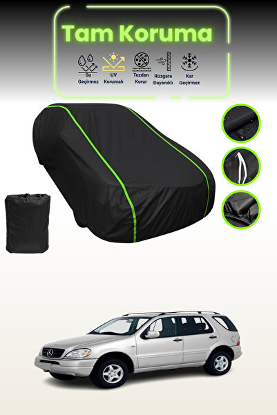 Dokaca Neo غطاء حماية للسيارة باللون الأسود النيون قماش مجدّل لسيارة مرسيدس M...