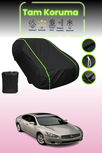 Dokaca Neo غطاء حماية للسيارة من القماش الأسود اللامع قماش مجدّل نيسان ماكسيم...