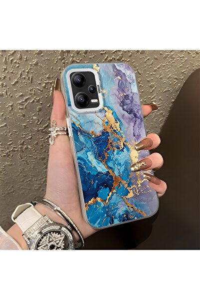 Hontinga حافظة متوافقة مع هاتف Xiaomi Poco X5 5G، حافظة صلبة مضادة للسقوط، مل...