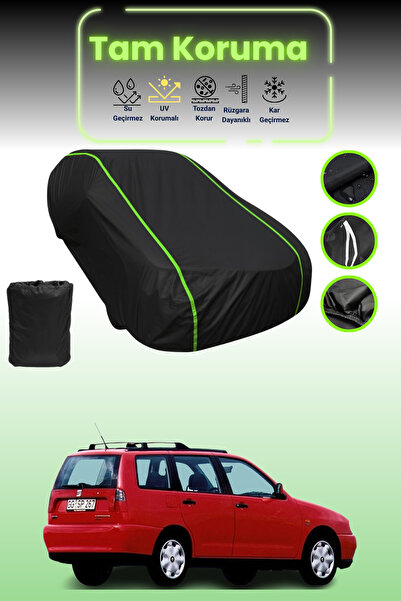 Dokaca Neo Black Neon Corded Fabric Seat Cordoba Vario 1 Compatible Car Cover...