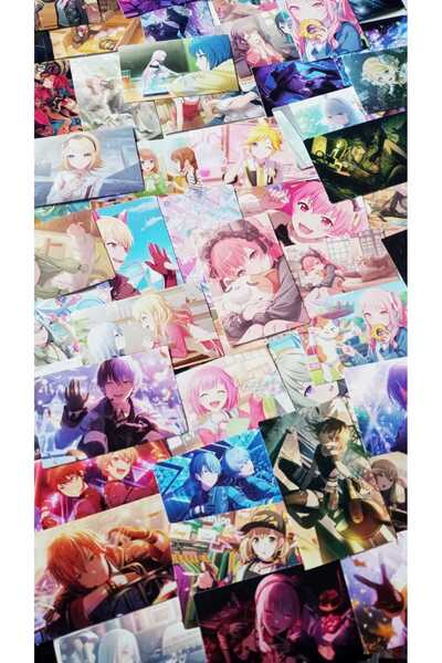 Atölye Moonlit Project Sekai Pjsekai Sticker Seti (63 adet)