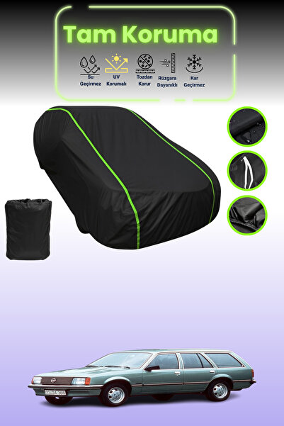 Dokaca Neo Black Neon Corded Fabric Opel Rekord Caravan 1977 - 1982 Compatibl...