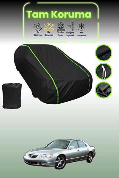 Dokaca Neo غطاء حماية للسيارة من القماش الأسود اللامع قماش مجدّل مازدا إكسيدوس 9 متوافق مع السيارات