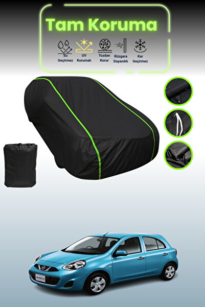 Dokaca Neo غطاء حماية للسيارة من القماش الأسود النيون قماش مجدّل متوافق مع ني...