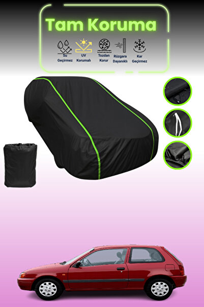 Dokaca Neo غطاء حماية للسيارة من القماش الأسود اللامع قماش مجدّل تويوتا ستارل...