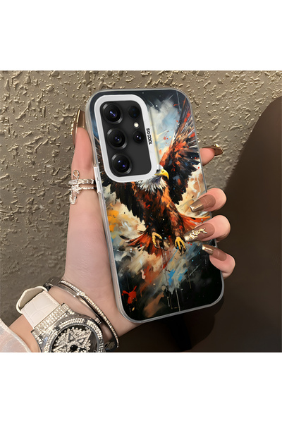 Hontinga حافظة متوافقة مع هاتف سامسونج جالاكسي S25 الترا، حافظة صلبة مضادة لل...