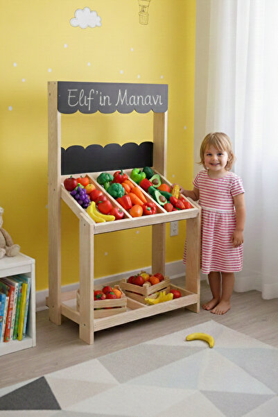ROZİTOYS Oyuncak Ahşap Manav Tezgahı, Reyonu