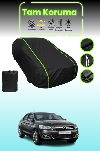 Dokaca Neo غطاء حماية للسيارة متوافق مع سيتروين سي-إليزيه قماش مجدّل 2013 - 2...