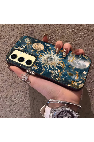 Hontinga حافظة هاتف متوافقة مع هاتف سامسونج جالاكسي S24 Fe ذات ظهر صلب ومضادة...