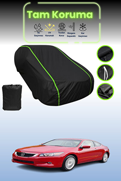 Dokaca Neo غطاء حماية للسيارة باللون الأسود النيون قماش مجدّل هوندا أكورد كوب...