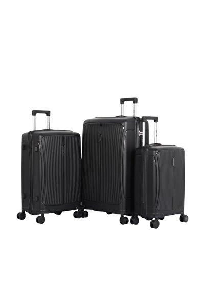 AVIATOR Luxury and complete travel bag set – 3 pieces made of durable, break-resistant polypropylene