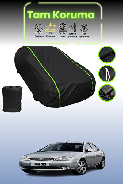 Dokaca Neo غطاء حماية للسيارة من القماش الأسود اللامع قماش مجدّل فورد مونديو ...