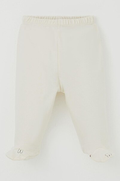 Breeze Baby Boy Booties with Bottom Basic 0-3 Months, Cream