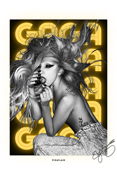 Pixaflair - Lady Gaga - Godess - Çerçevesiz Poster