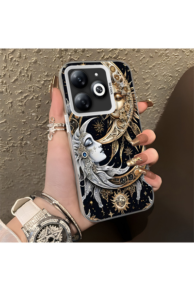 Hontinga حافظة متوافقة مع هاتف Tecno Spark Go 2024، حافظة هاتف صلبة مضادة للس...