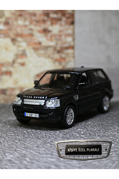 bebeym Range Rover Sport Metal Araba - 1:32 Range Rover Oyuncak Araba - Siyah