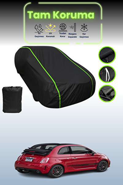 Dokaca Neo غطاء حماية من القماش للسيارة باللون الأسود النيون قماش مجدّل Fiat ...