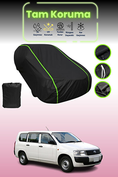 Dokaca Neo غطاء حماية للسيارة من القماش الأسود المتوافق مع تويوتا بروبوكس قماش مجدّل