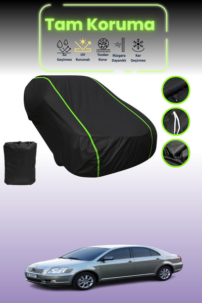 Dokaca Neo غطاء حماية للسيارة باللون الأسود النيون قماش مجدّل تويوتا أفينسيس ...