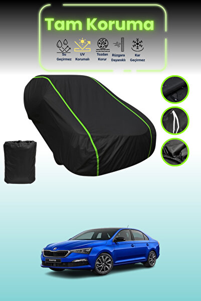 Dokaca Neo غطاء حماية للسيارة متوافق مع سيارة سكودا رابيد (غير أوروبية) قماش ...