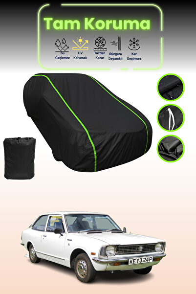 Dokaca Neo غطاء حماية للسيارة متوافق مع سيارة تويوتا كورولا قماش مجدّل سوداء ...