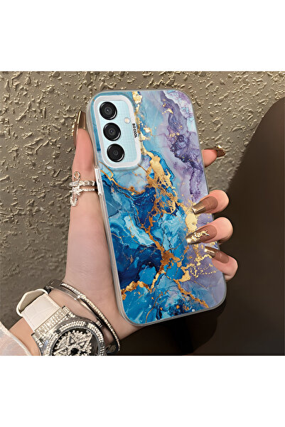 Hontinga حافظة متوافقة مع هاتف سامسونج جالاكسي M15، حافظة هاتف صلبة مضادة للس...