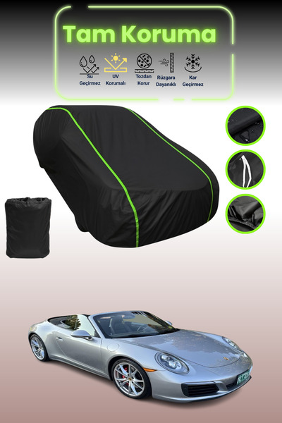 Dokaca Neo غطاء سيارة متوافق مع سيارة بورش 911 كاريرا قماش مجدّل (991) 2012 -...