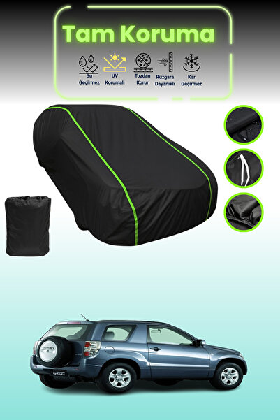 Dokaca Neo غطاء حماية للسيارة باللون الأسود النيون قماش مجدّل سوزوكي إسكودو /...