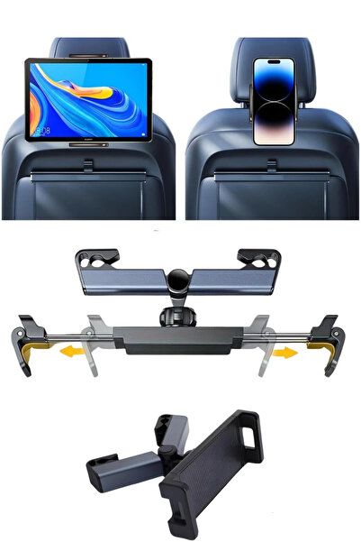 Koltuk Arkası Ayarlanabilir Tablet Telefon Tutucu Oto Araç İçi Holder Stand