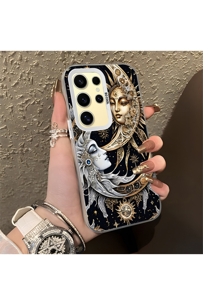 Hontinga حافظة متوافقة مع هاتف سامسونج جالاكسي S24 الترا، حافظة هاتف صلبة مضا...