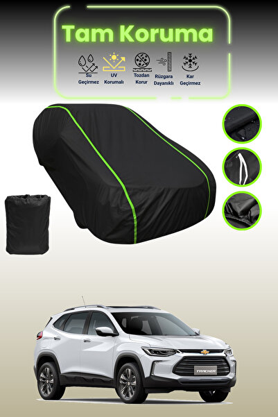 Dokaca Neo غطاء حماية للسيارة من القماش الأسود اللامع قماش مجدّل شيفروليه ترا...