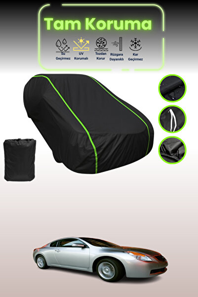 Dokaca Neo غطاء حماية للسيارة باللون الأسود النيون قماش مجدّل نيسان ألتيما كو...