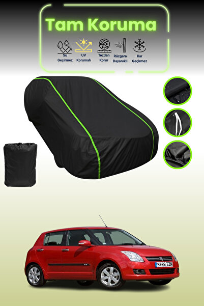 Dokaca Neo غطاء حماية للسيارة باللون الأسود النيون قماش مجدّل سوزوكي سويفت 3 ...