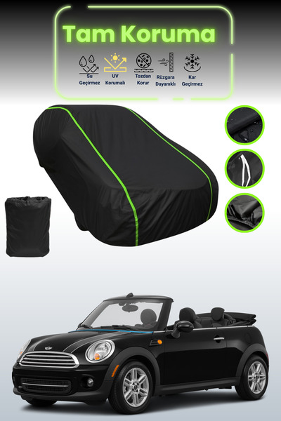 Dokaca Neo غطاء حماية من القماش لسيارة ميني كوبر كونفيرتيبل قماش مجدّل باللون...