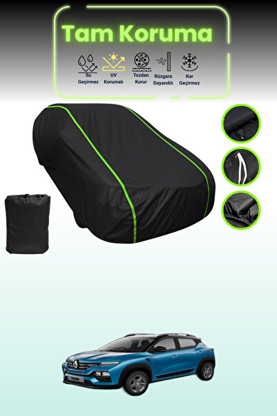 Dokaca Neo غطاء حماية للسيارة من القماش الأسود النيون قماش مجدّل متوافق مع سي...