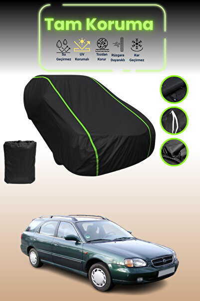 Dokaca Neo غطاء حماية للسيارة من القماش الأسود اللامع قماش مجدّل سوزوكي بالين...