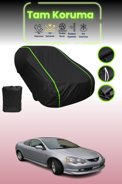 Dokaca Neo Black Neon Corded Fabric Honda Integra 4 Compatible Auto Tarpaulin...