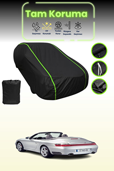 Dokaca Neo غطاء سيارة متوافق مع سيارة بورش 911 كاريرا قماش مجدّل (996) 2003 -...