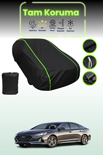 Dokaca Neo غطاء حماية للسيارة من القماش الأسود اللامع قماش مجدّل متوافق مع سي...