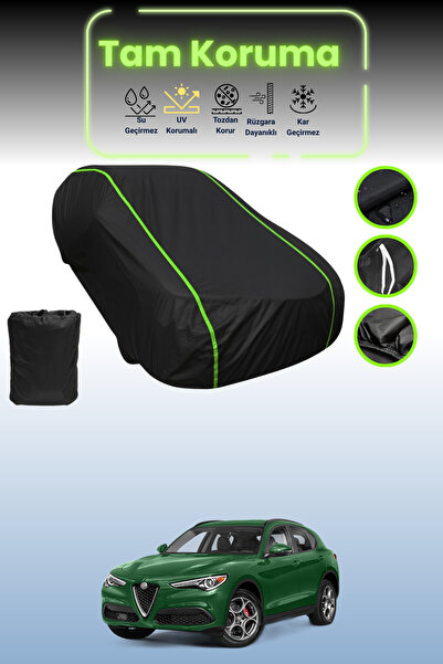 Dokaca Neo غطاء حماية من القماش للسيارة باللون الأسود النيون قماش مجدّل ألفا ...